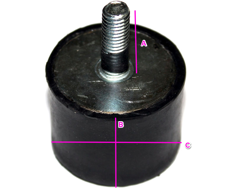 Heavy Duty Rubber Bobbin Exhaust